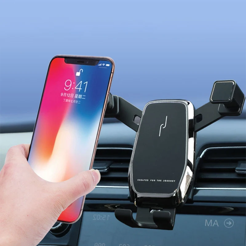 Автомобильный держатель для телефона с креплением на створки вентиляции Nissan Teana