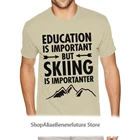 Высокий Размеры катание на лыжах Importanter футболка Homme красивая футболка с короткими рукавами мужские воды Футболка с принтом на рост 90, одежда для детей