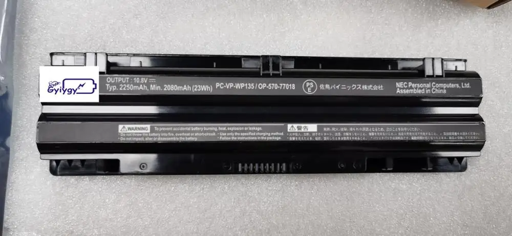 Новости Батарея для NEC VK24L VK25L VK30H VK27M PC VP WP135 OP 570 77018 WP134 77019 10 8 V 2250 мА ч|Батареи