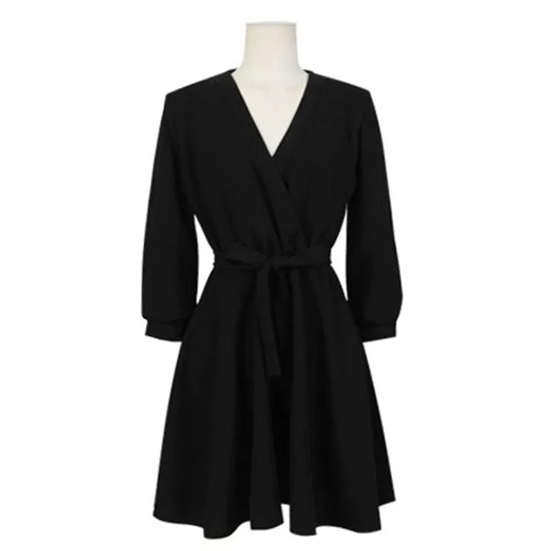 Женское облегающее платье Boollili красное с v-образным вырезом и