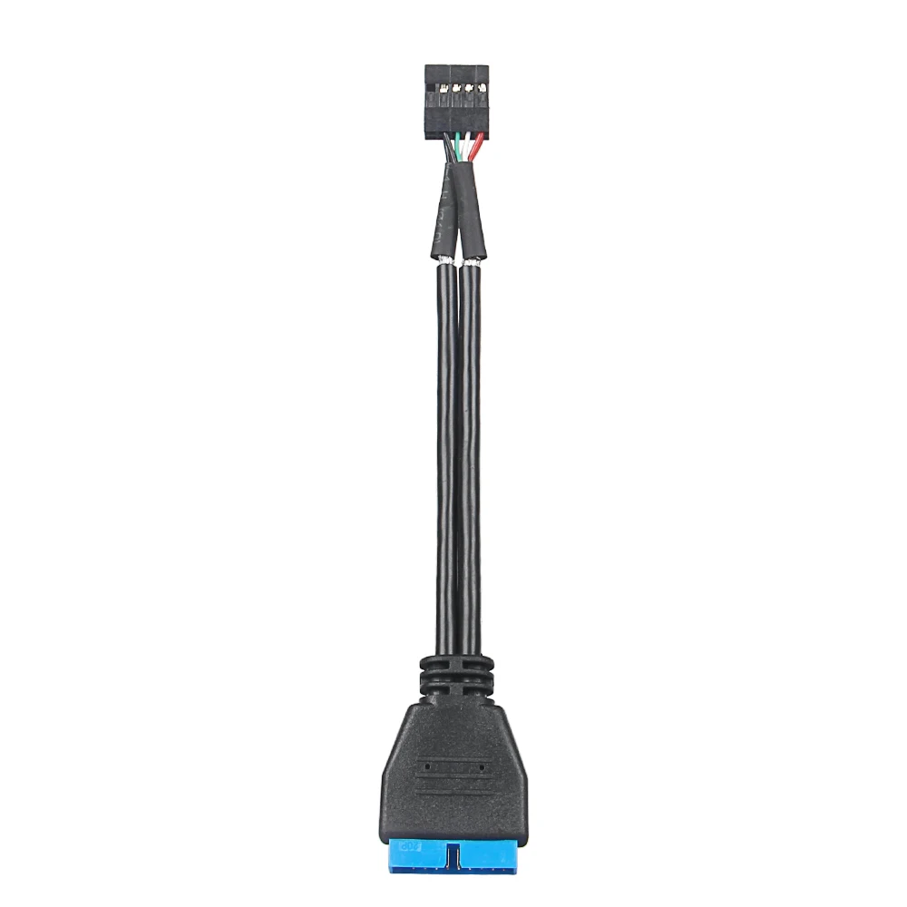 Новый гибкий материал USB3.0 20Pin штекер USB2.0 9Pin материнская плата женский кабель