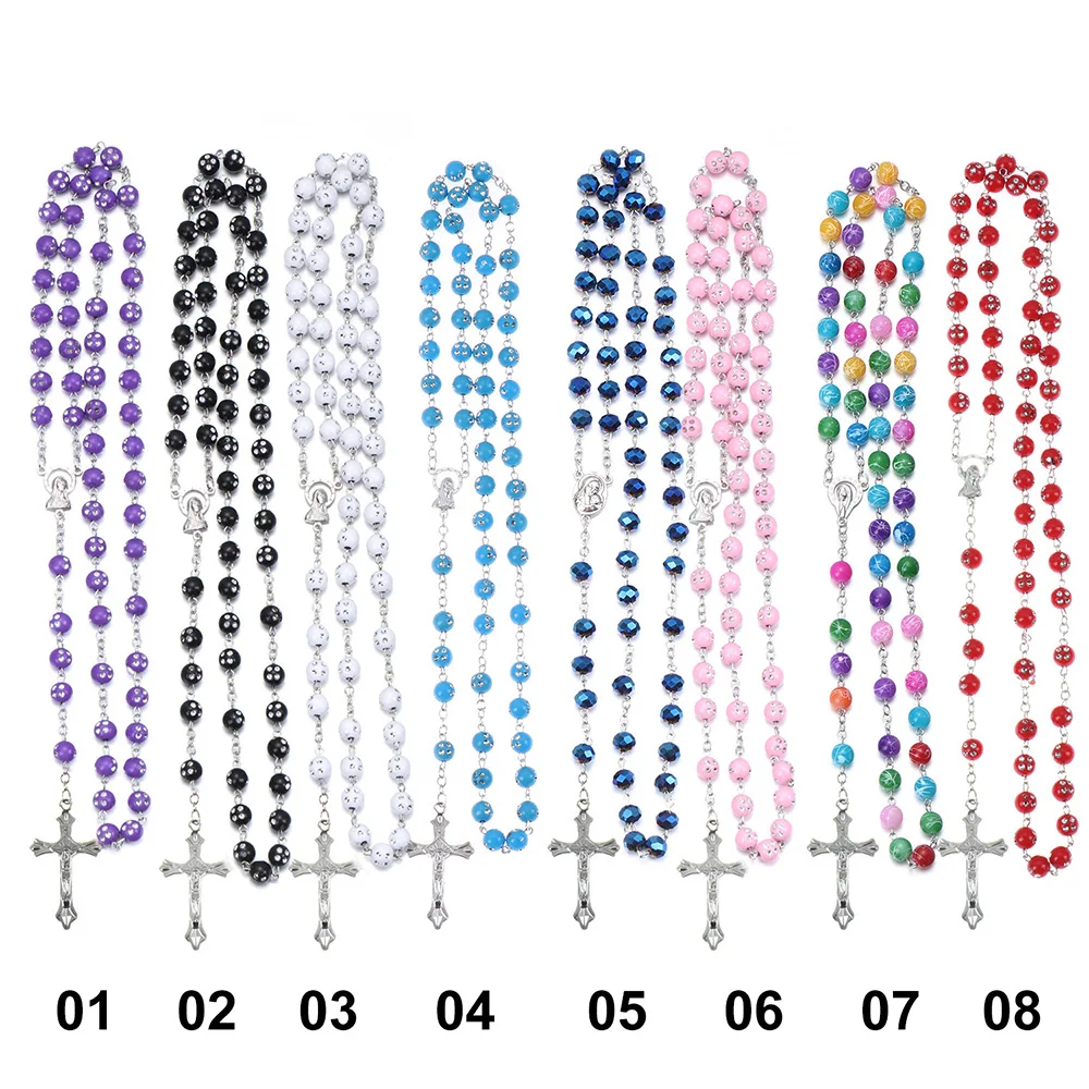 1 шт. католический крест четки оптом по низкой цене бусины Подвески религиозные
