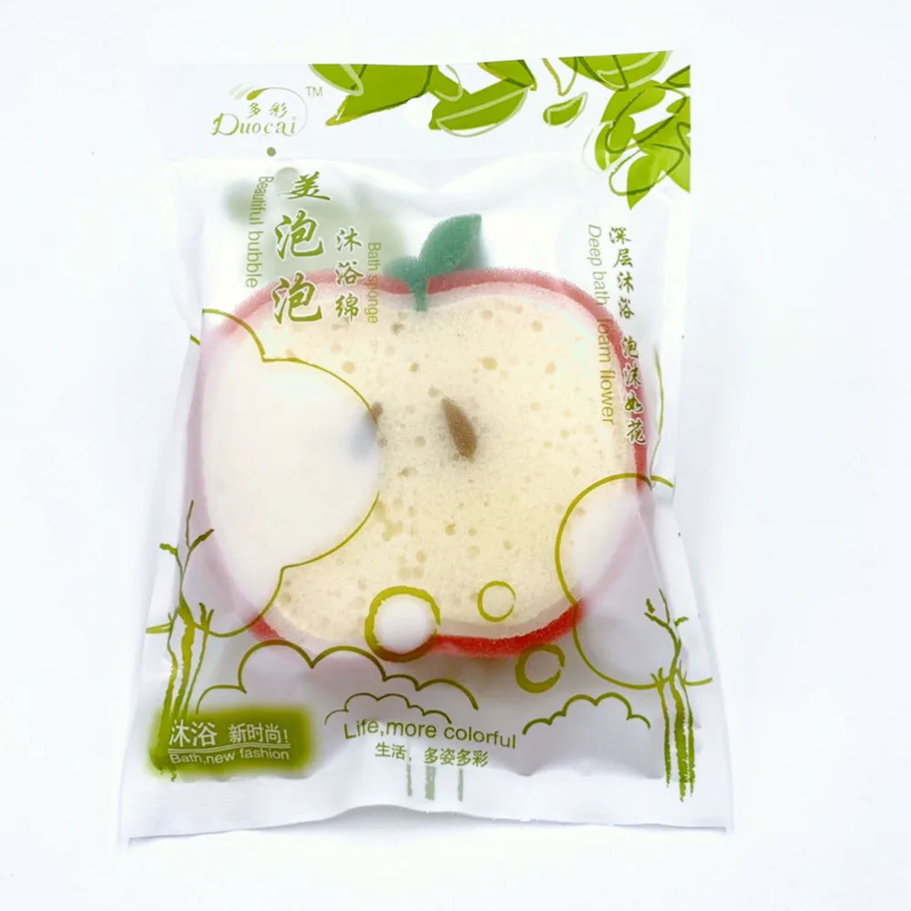 2 шт. мягкие губки для душа в форме фруктов |