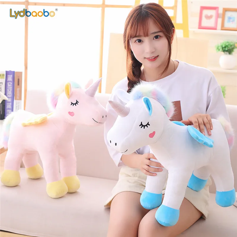 

30/45cm New Kawaii Unicorn Horse Plush Toys Kids Lovely Animal Unicorn Hand Toys Birthday Gift For Children High Quality Plush