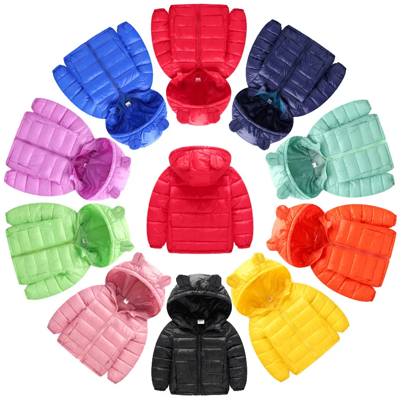 Осень зима 2020 теплые куртки для девочек пальто мальчиков маленьких детская