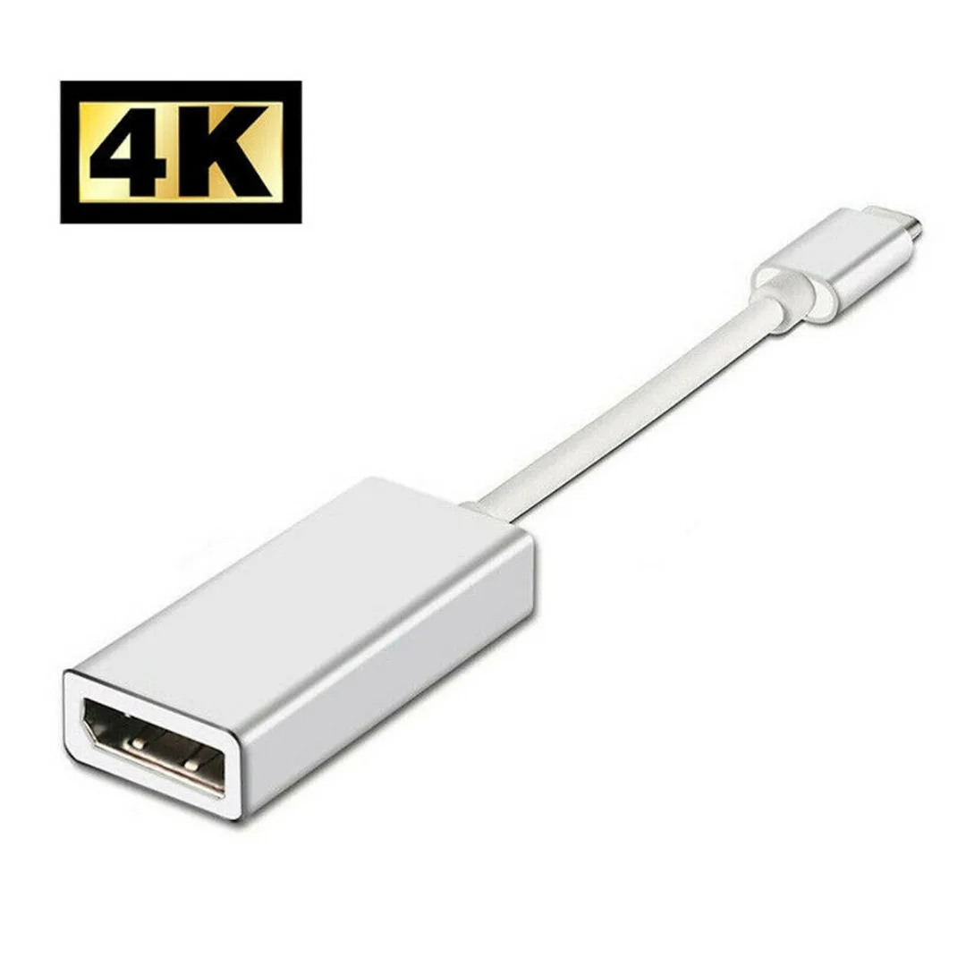 Mini Display Port металлический пластиковый адаптер конвертер кабель Type-C USB 3 1 для