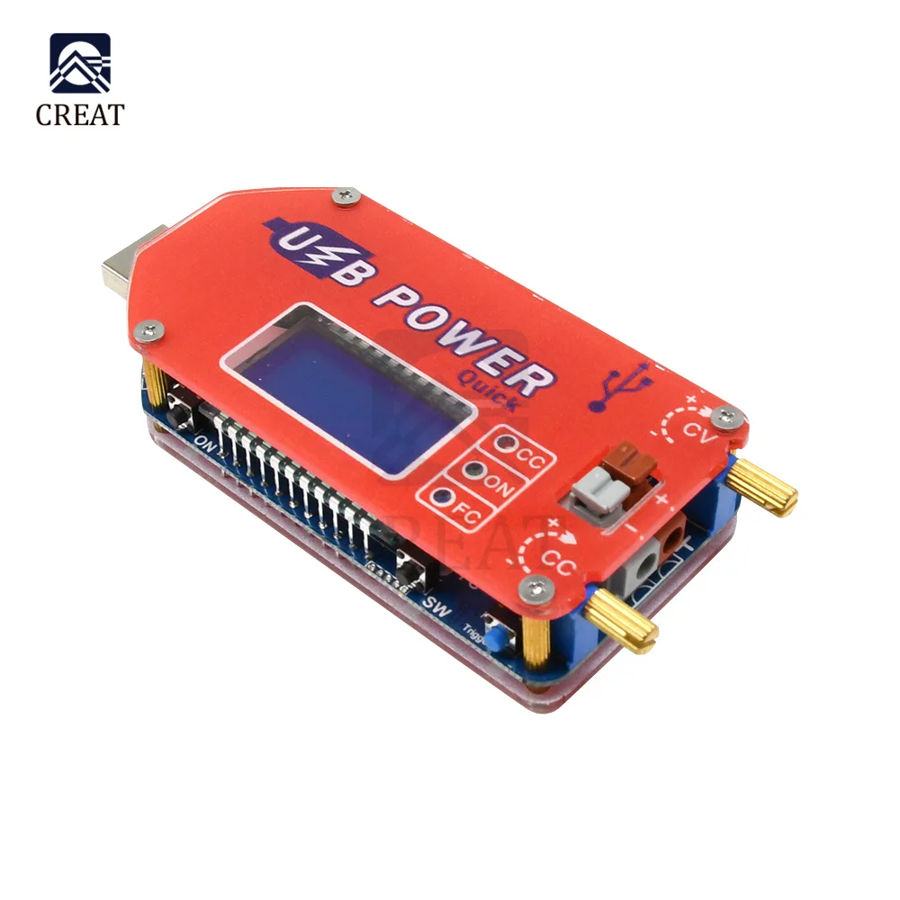 USB-источник питания CV CC 15 Вт повышающий преобразователь постоянного тока модуль с