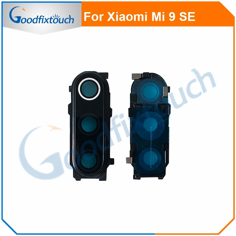 

2019 Новое поступление для Xiaomi Mi 9 SE оригинальный задний стеклянный объектив камеры + металлическое кольцо рамка камеры Запасная часть