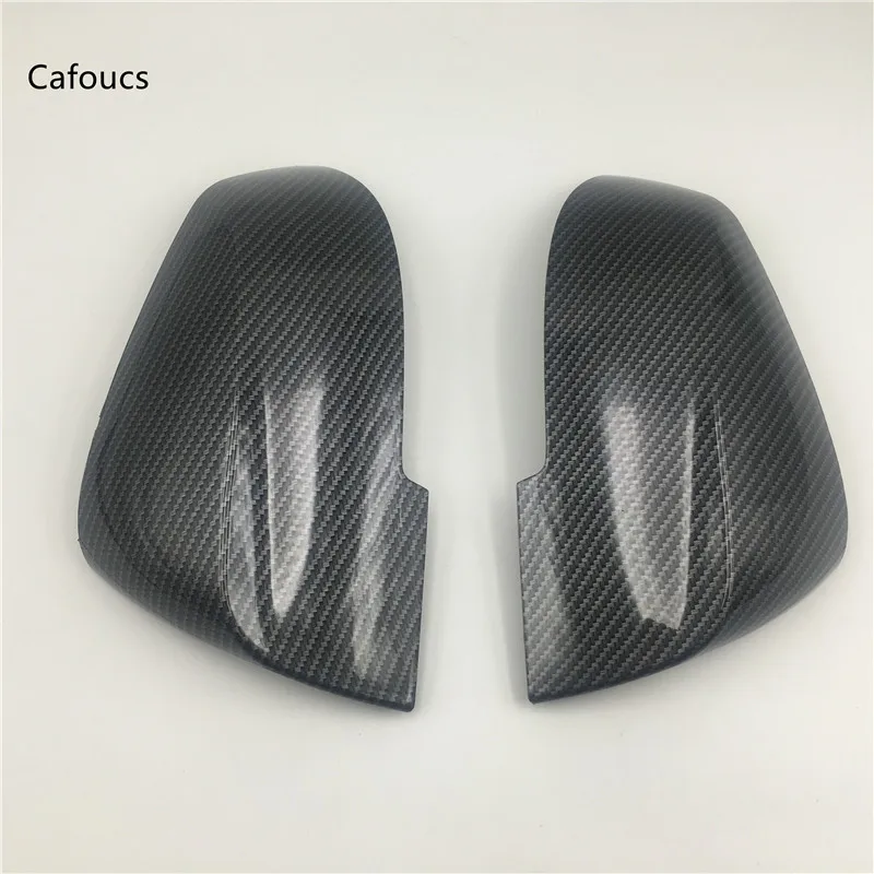 Поддельные углеродного волокна или черный глянец Зеркало заднего вида крышка