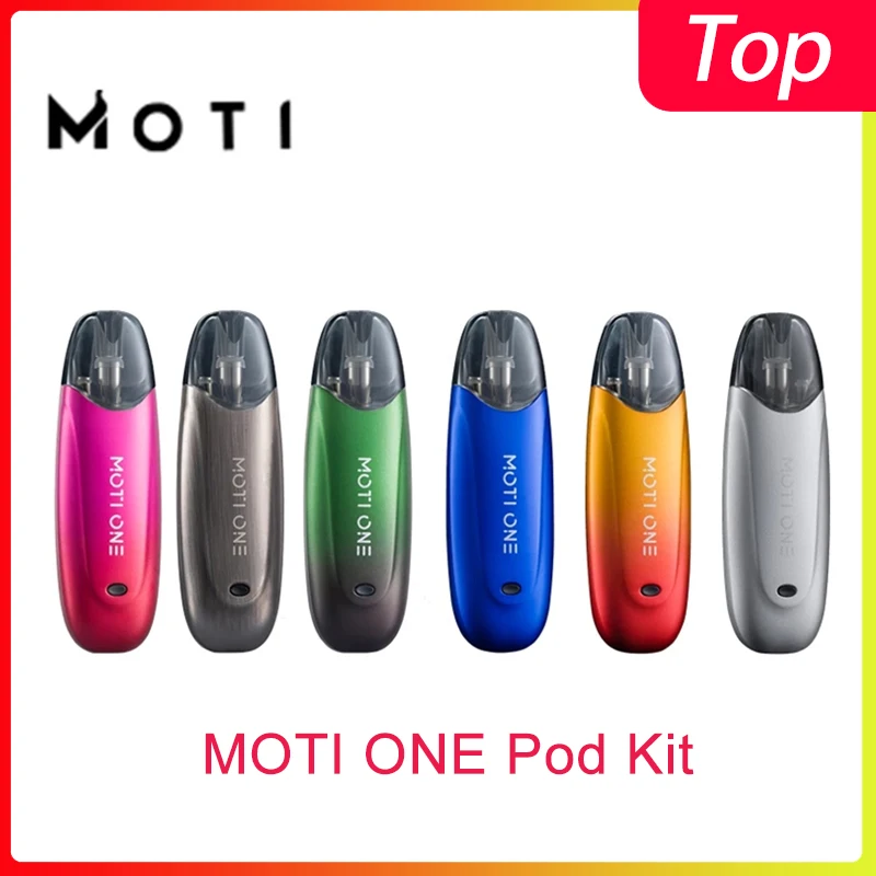 Новый многоразовый вейп набор MOTI ONE встроенный аккумулятор 350 мА/ч выход 1 85 мл Pod 12