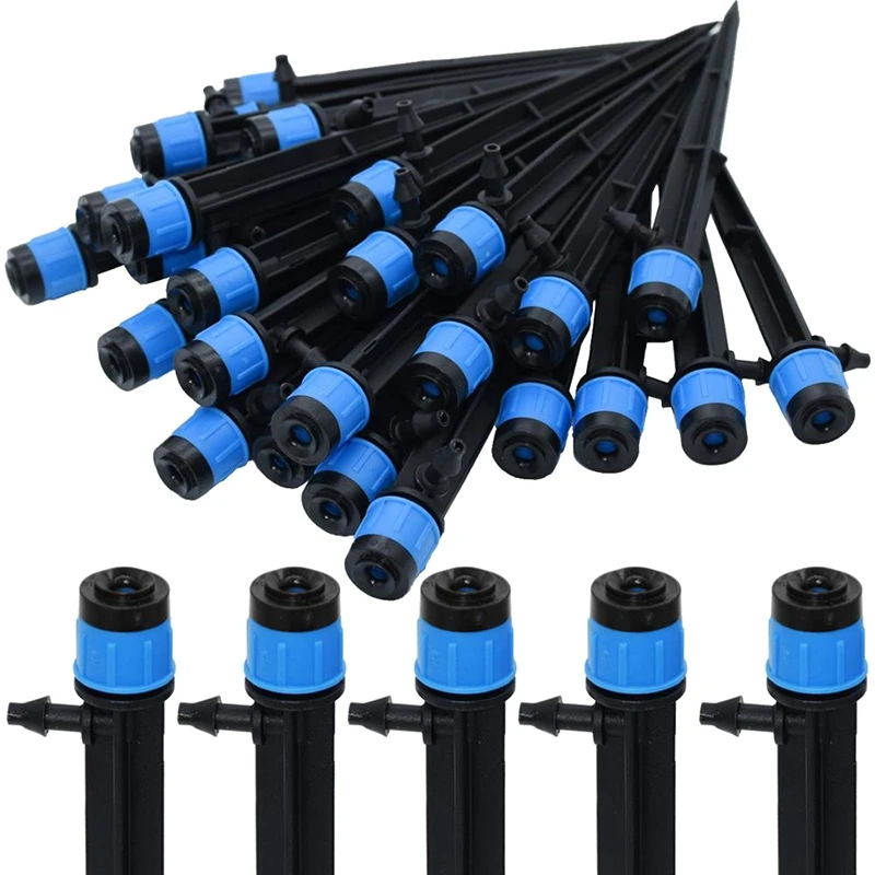 

50Pcs Irrigation Misting Dripper Sprinkler Drip Watering Tool Hose for Garden Yard Greenhouse