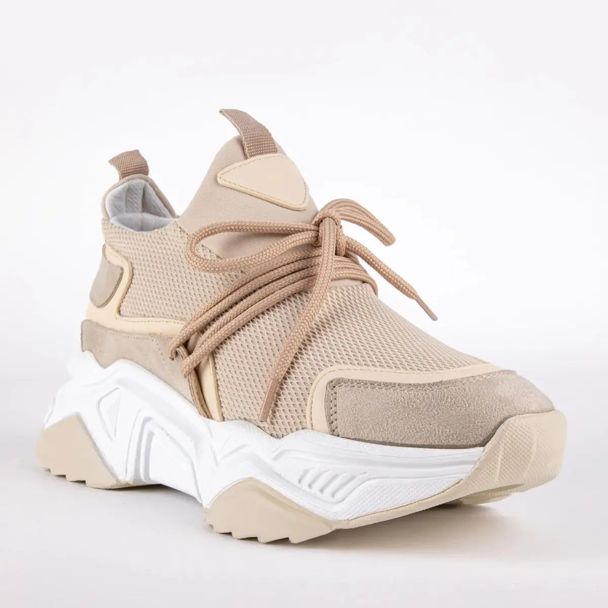 

Women Sneaker Casual Breathable PU Leather Platform Sport Shoes Fashion Running Walking Lace Up Ladies Shoe Sneakers