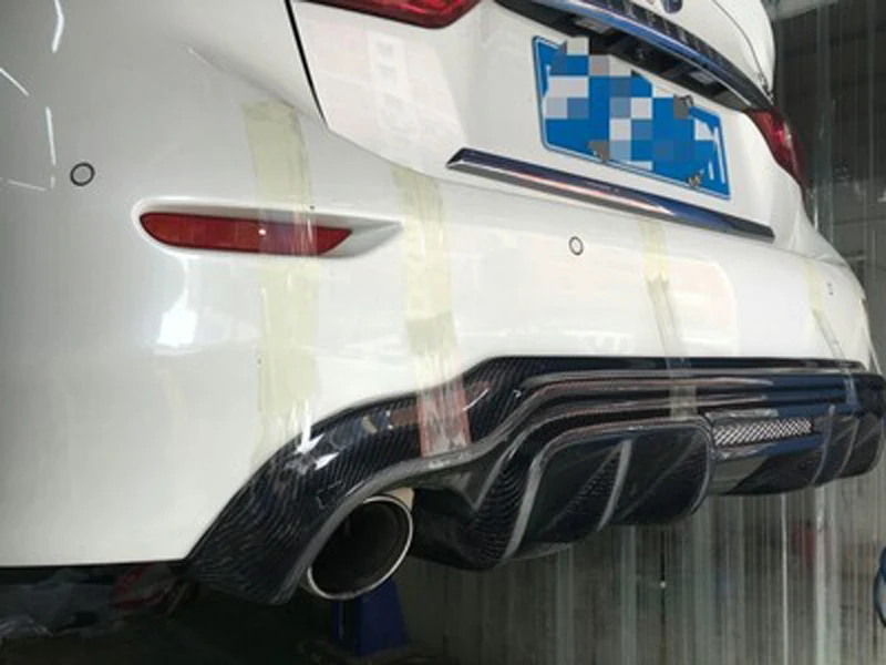 Для Infiniti Q50 Q50L спойлер 2014 2015 2016 2017 украшение автомобиля черное углеродное волокно