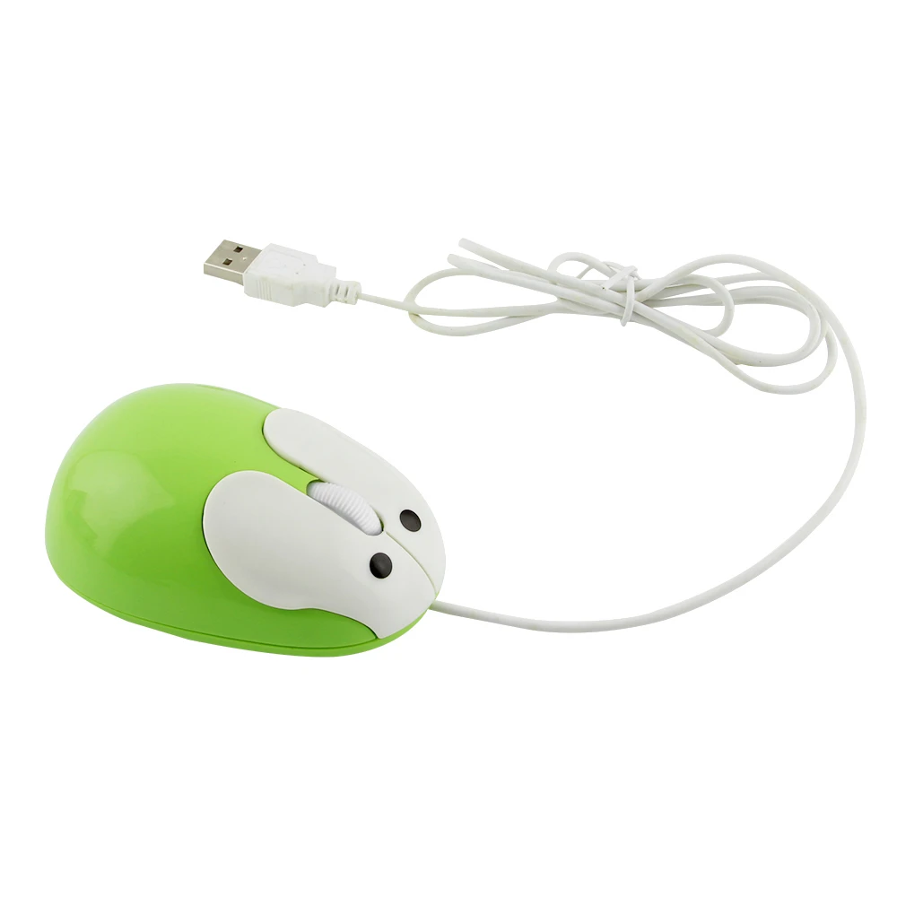 USB chyi 3D Проводная мышь мини милый мультфильм кролик игровая оптическая Mause мыши