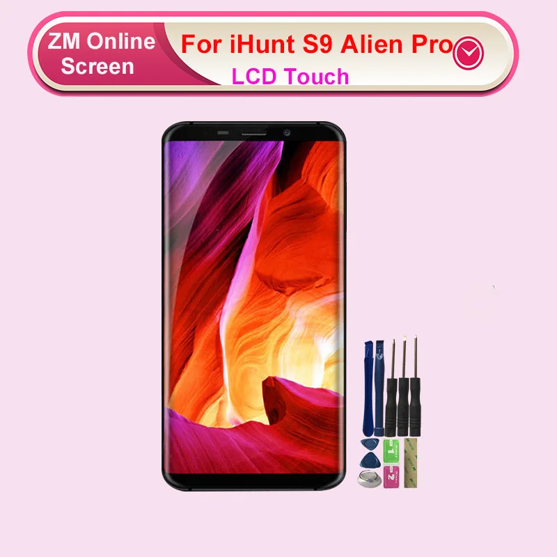 RYKKZ для iHunt S9 Alien PRO ЖК-дисплей с кодирующий преобразователь сенсорного экрана в сборе Замена