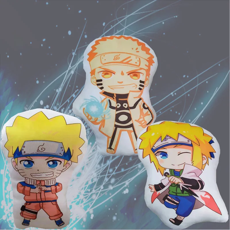 Двусторонняя Подушка в виде манги плюшевая кукла стиле аниме Shippuden удзумаки