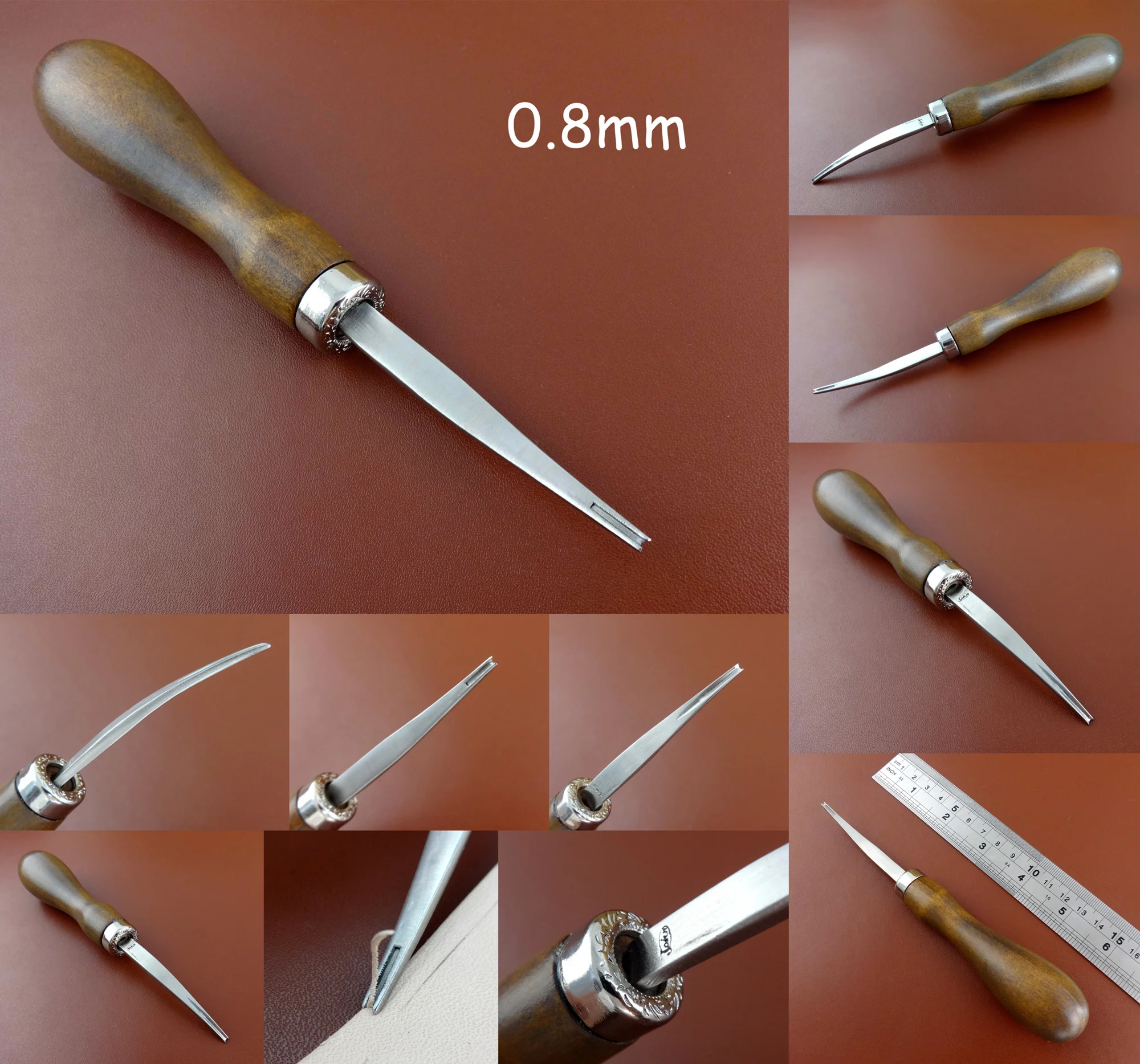 1 шт. 0 8 мм кожевенное ремесло нержавеющая сталь режущее устройство инструмент