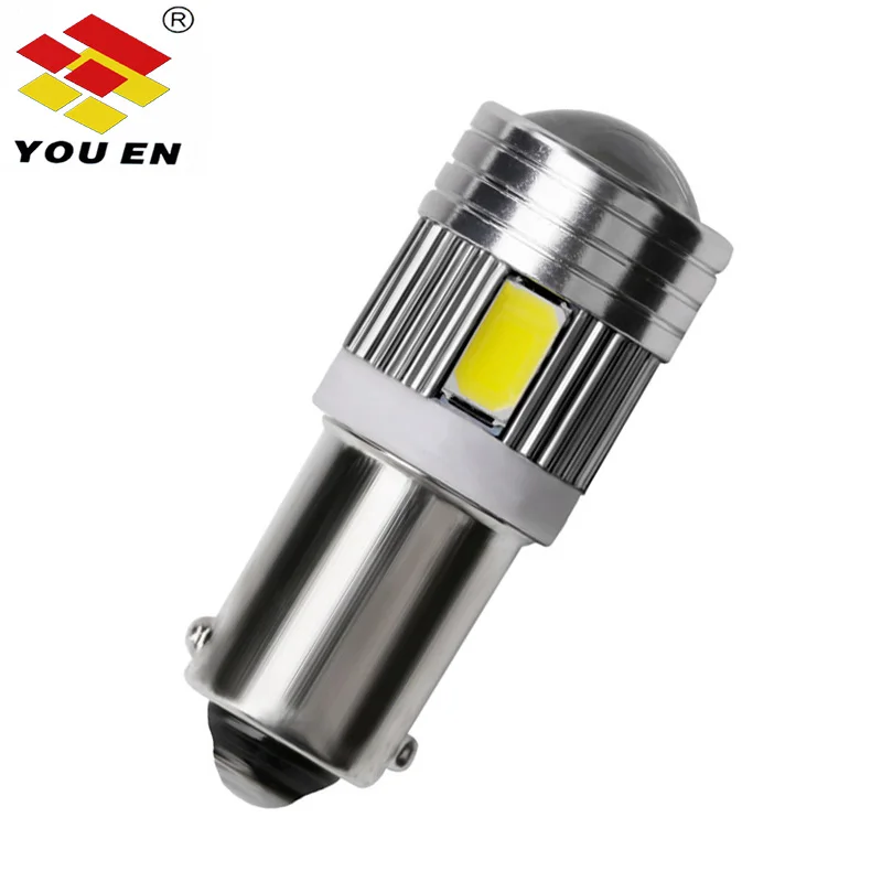 YOUEN BA9S 6SMD 5630 LED Canbus лампы без ошибок t4w Автомобильные светодиодные интерьерные