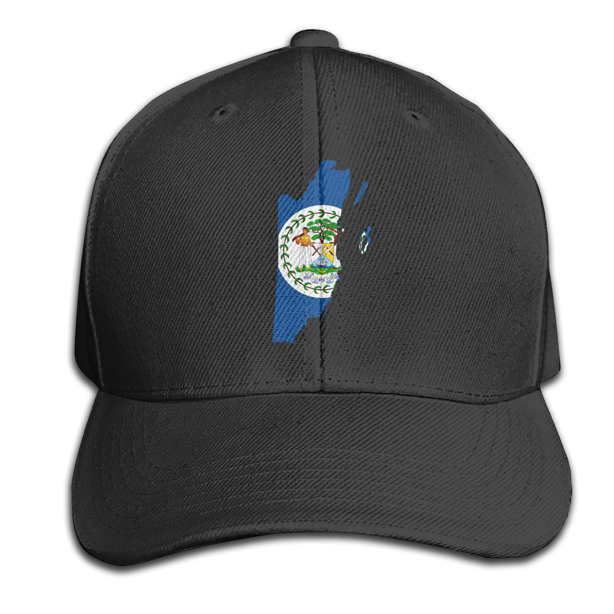 

Belize Flag Unisex breathable lightweight Sun Caps