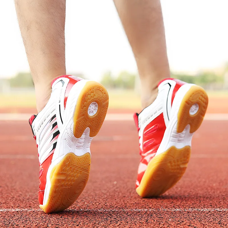 2021 New Breathable Badminton Shoes Men Big Size 39-48 Light Badminton Sneakes Quality Volleyball Shoes Mens Tennis Sneakers