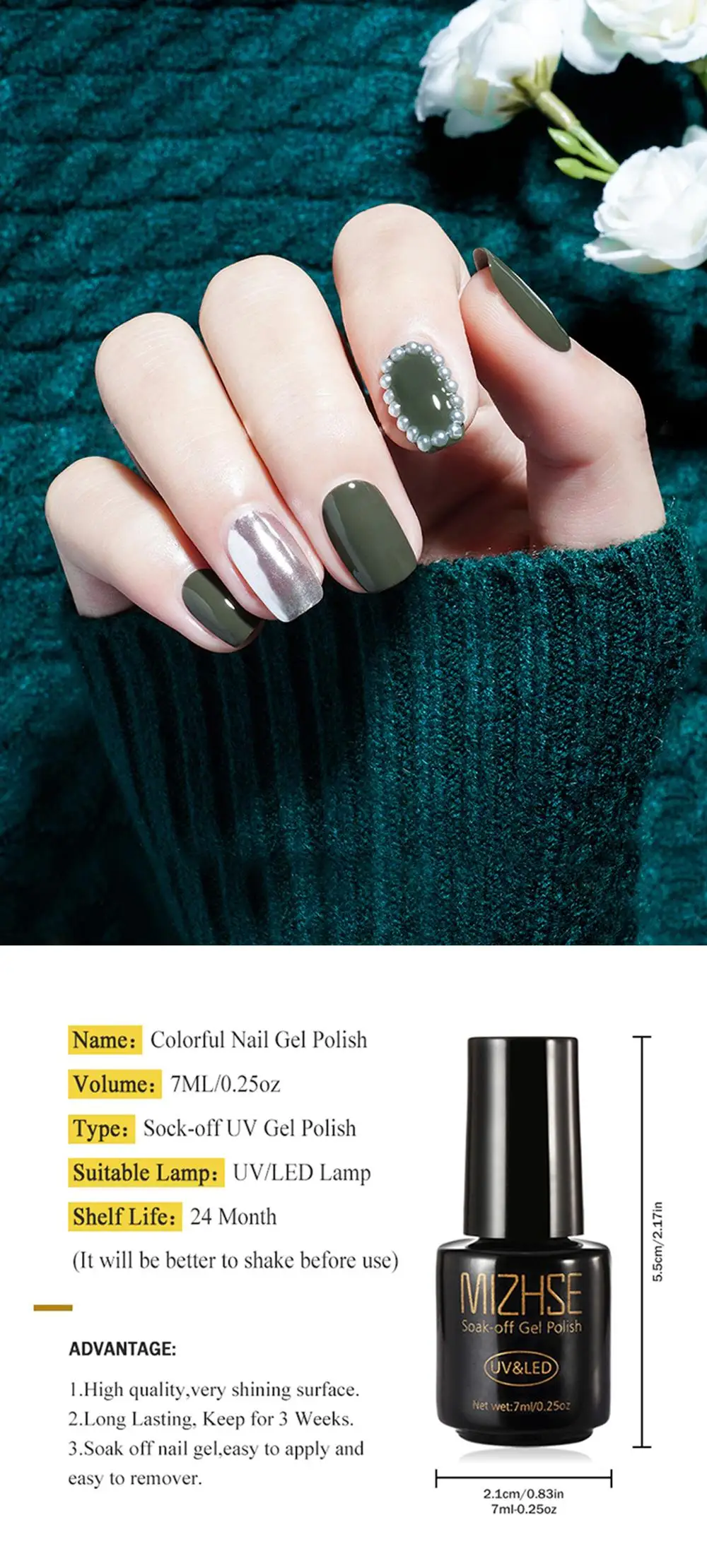 MIZHSE Гель-лак для ногтей масло Esmalte Permanente гель UV Y Led Gellak Фиолетовый Белый Черный чистый цветной Гель-лак для ногтей основа для ногтей