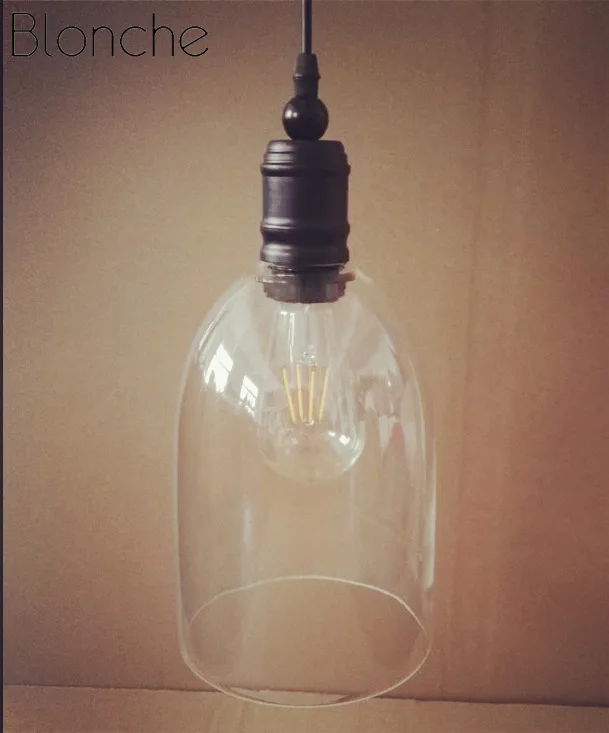 Винтажный кантри подвесной светильник s стеклянный для гостиной спальни кухни