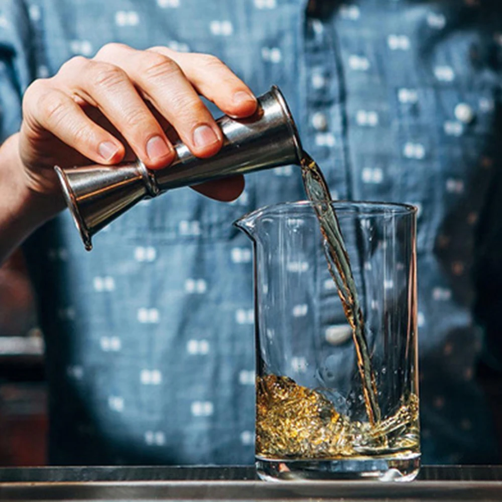 Мерный стаканчик из японской нержавеющей стали для приготовления коктейлей