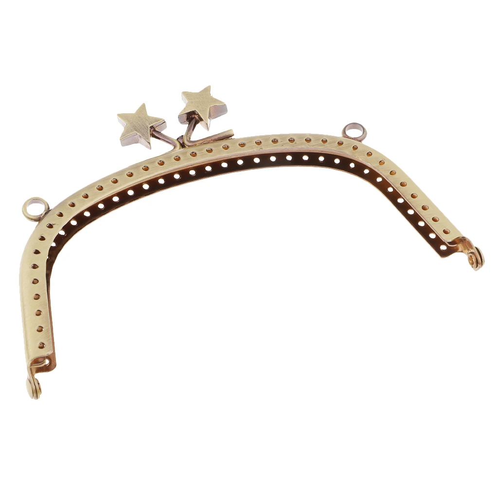 Сделай Сам кошелек ручка сумка для монет металлическая звезда форма поцелуй