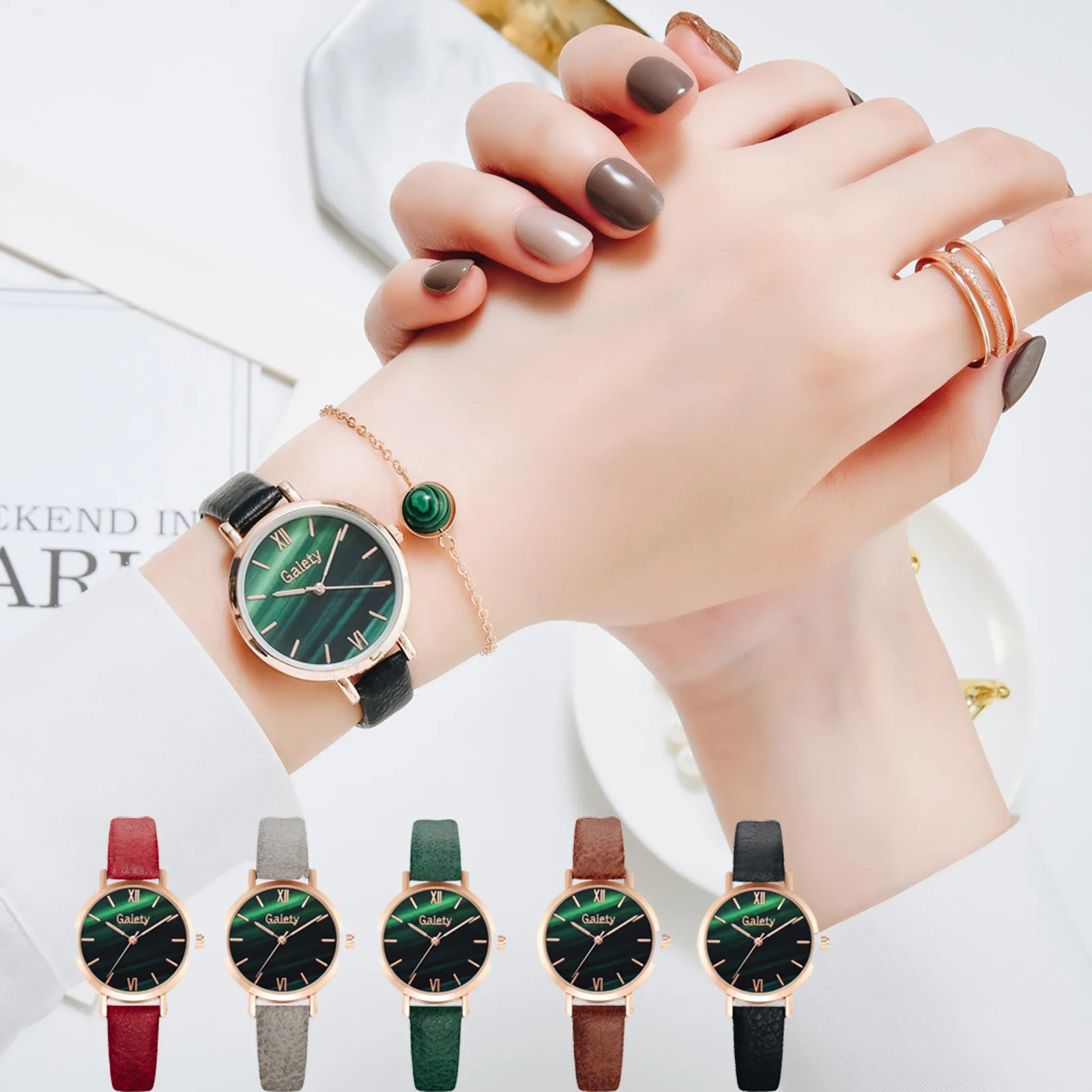 

Fashionable casual Luxury Watches Womens Temperament Ladies Belt Watch Analog Arabic Digital Quartz Watch часы женские наручные