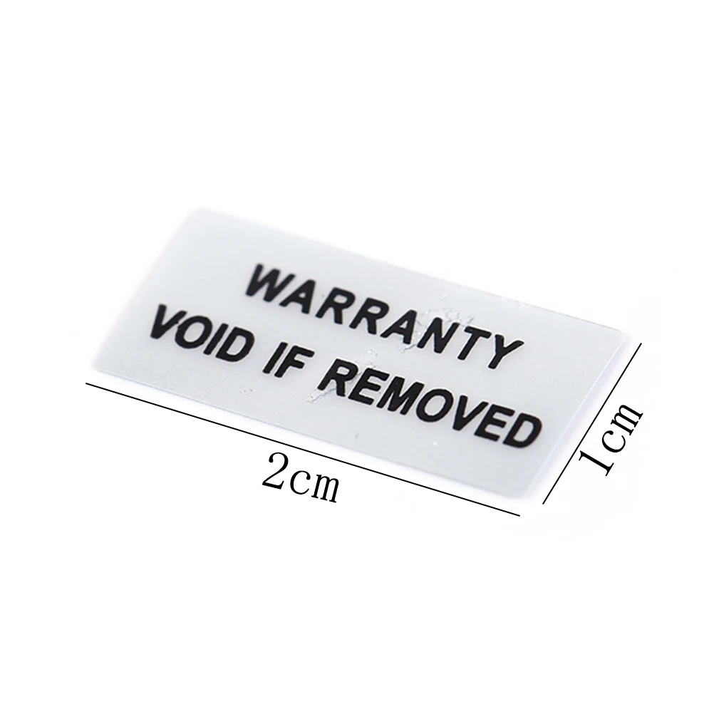 

300pcs Printed Security Seals Tamper Evident Warranty Void Labels Sticker Seals 20mm X 10mm