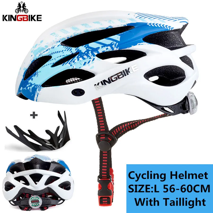 R-675-blue KINGBIKE Сверхлегкий велосипедный шлем MTB велосипедный шлем для мужчин и женщин велосипедный шлем Caschi Ciclismo Capaceta защитные шлемы - Цвет: R-675-blue