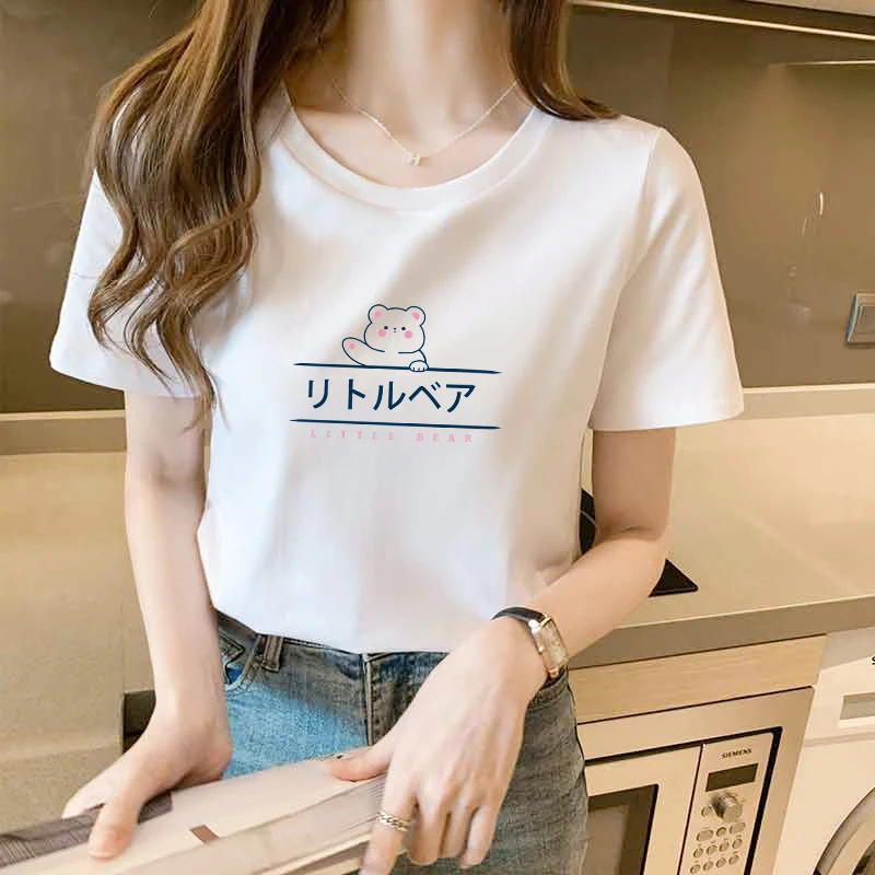 

2020 tshirt sky women t shirt friends new hot style letter friends print short sleeve t-shirts Europe blue