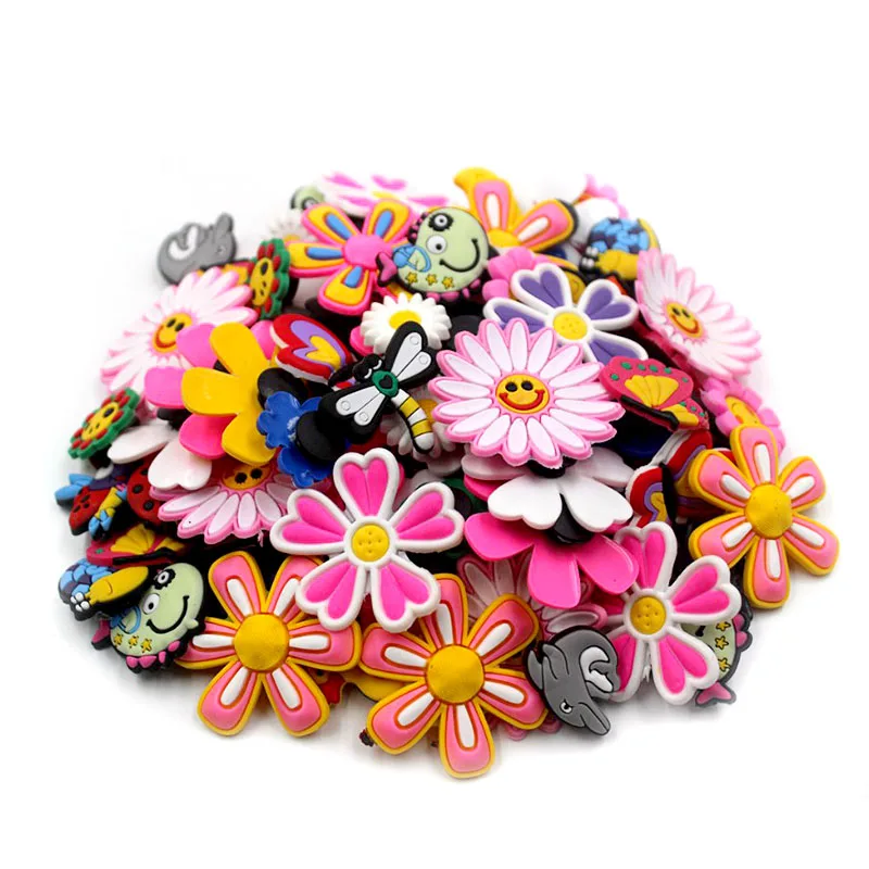 100 шт. подвески для обуви в виде божьей коровки летящей рыбы | Обувь