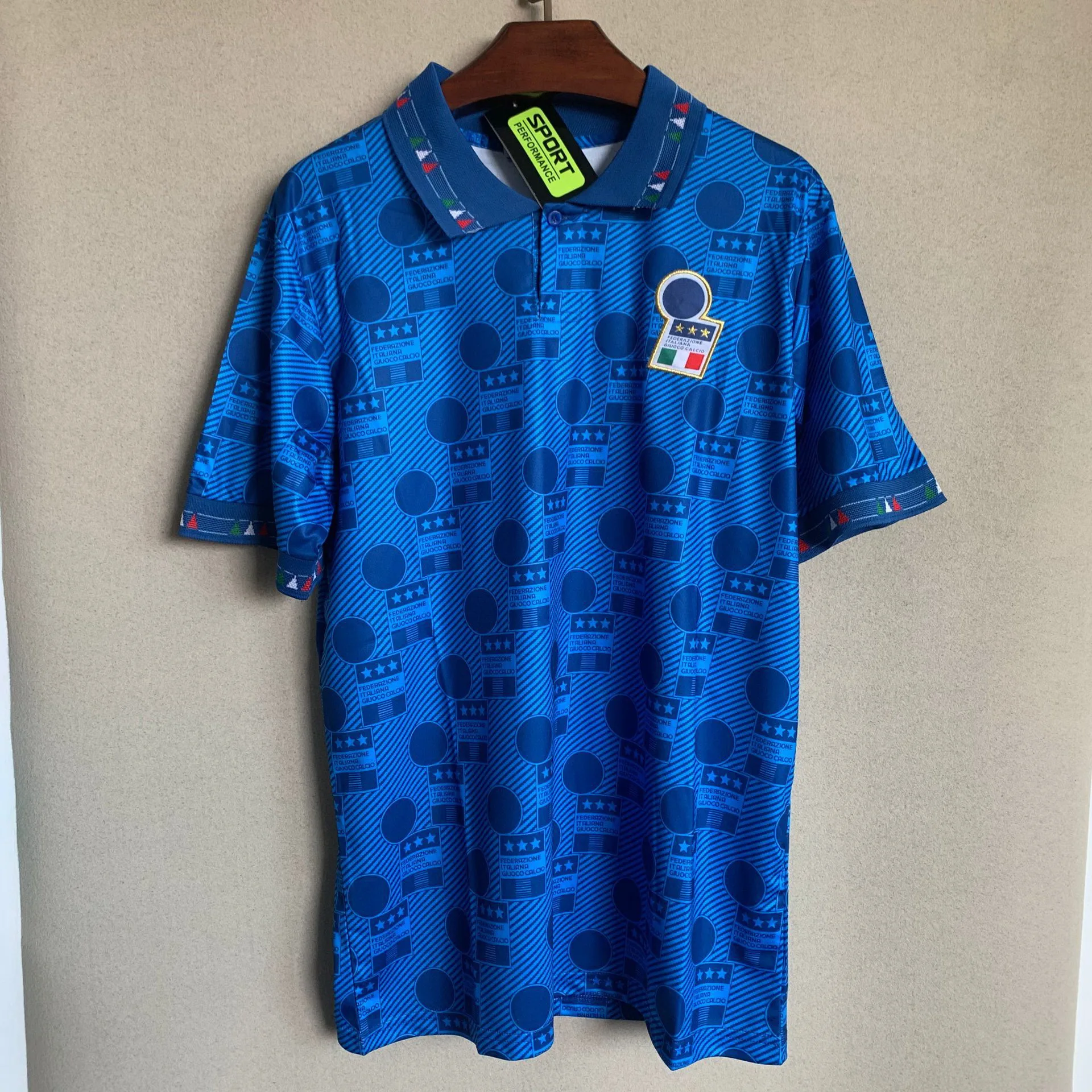 

Maglia Italia Retro Soccer Jersey Italy 1994 Roberto Baggio Home Away Blue White Football Shirt Kits