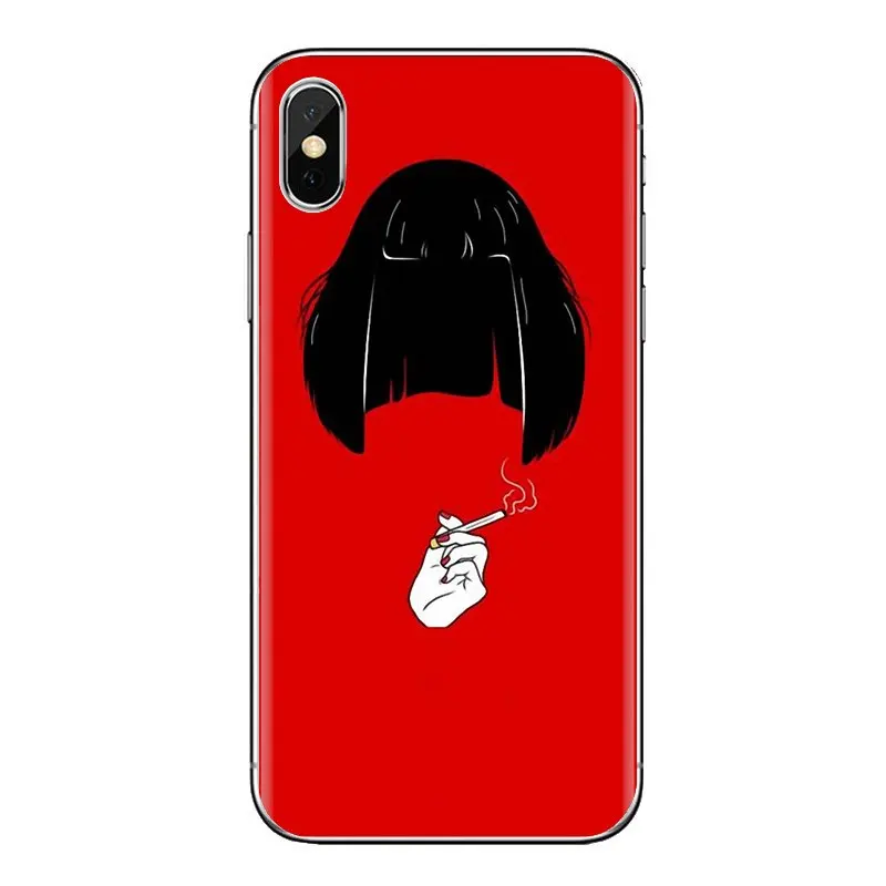 Чехол для корпуса телефона Миа Уоллес мякотью Художественная Литература huawei Honor