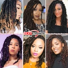 8 дюймов 110 г пушистые Омбре Пружинные твист волосы синтетические высокотемпературные волокна страсти твист крючком удлинители волос для женщин