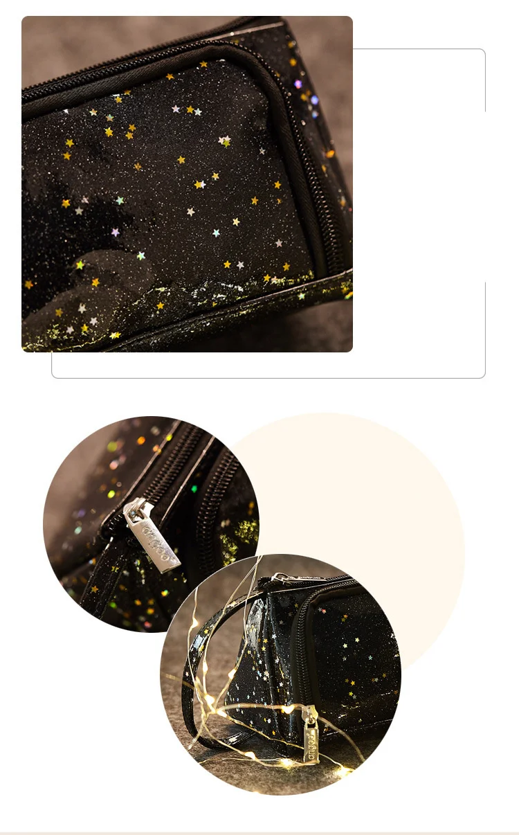 Пенал школьный принадлежности Высокая емкость Bling PU ручка для рисования косметичка коробка для косметики Многофункциональный эскиз художественные канцелярские принадлежности