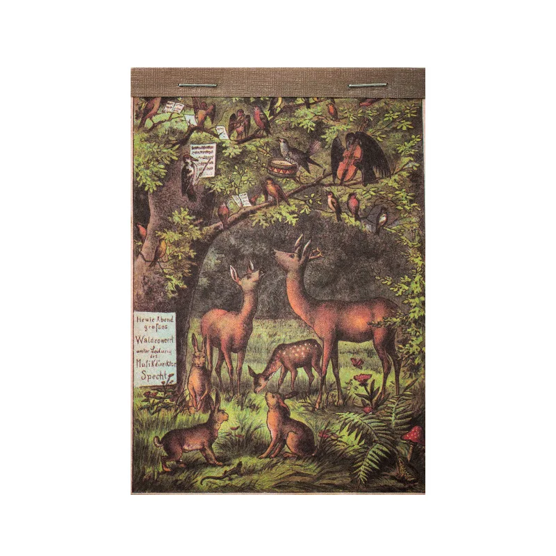 

60pcs Vintage Flowers Plants Mushroom Memo Notes Scrapbook Decoration Notes for Plans TODO List Scrapbook Decoration