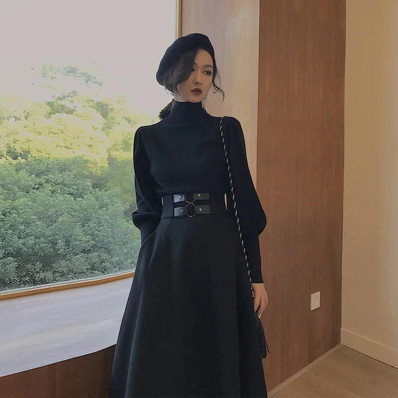 [Самая низкая цена] японское женское ретро платье харадзюку в стиле осень и зима