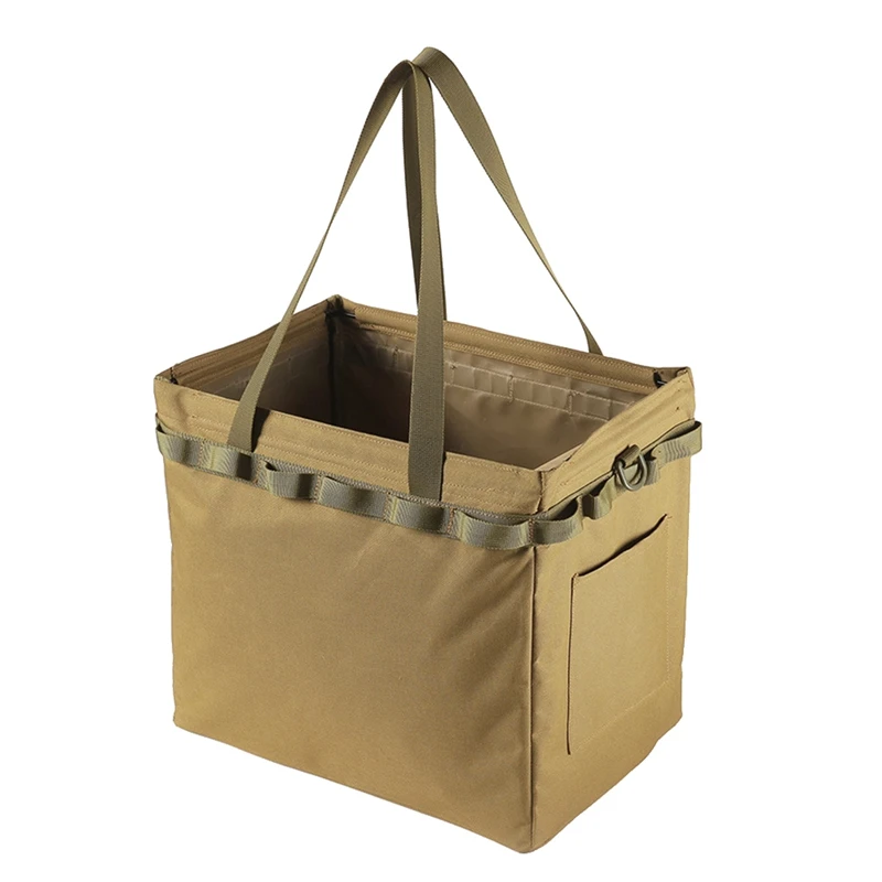 

Outdoor Folding Storage Box Camping Storage Tool Bag Large Capacity Tote Bag Home Shopping Bag Picnic Firewood Bag