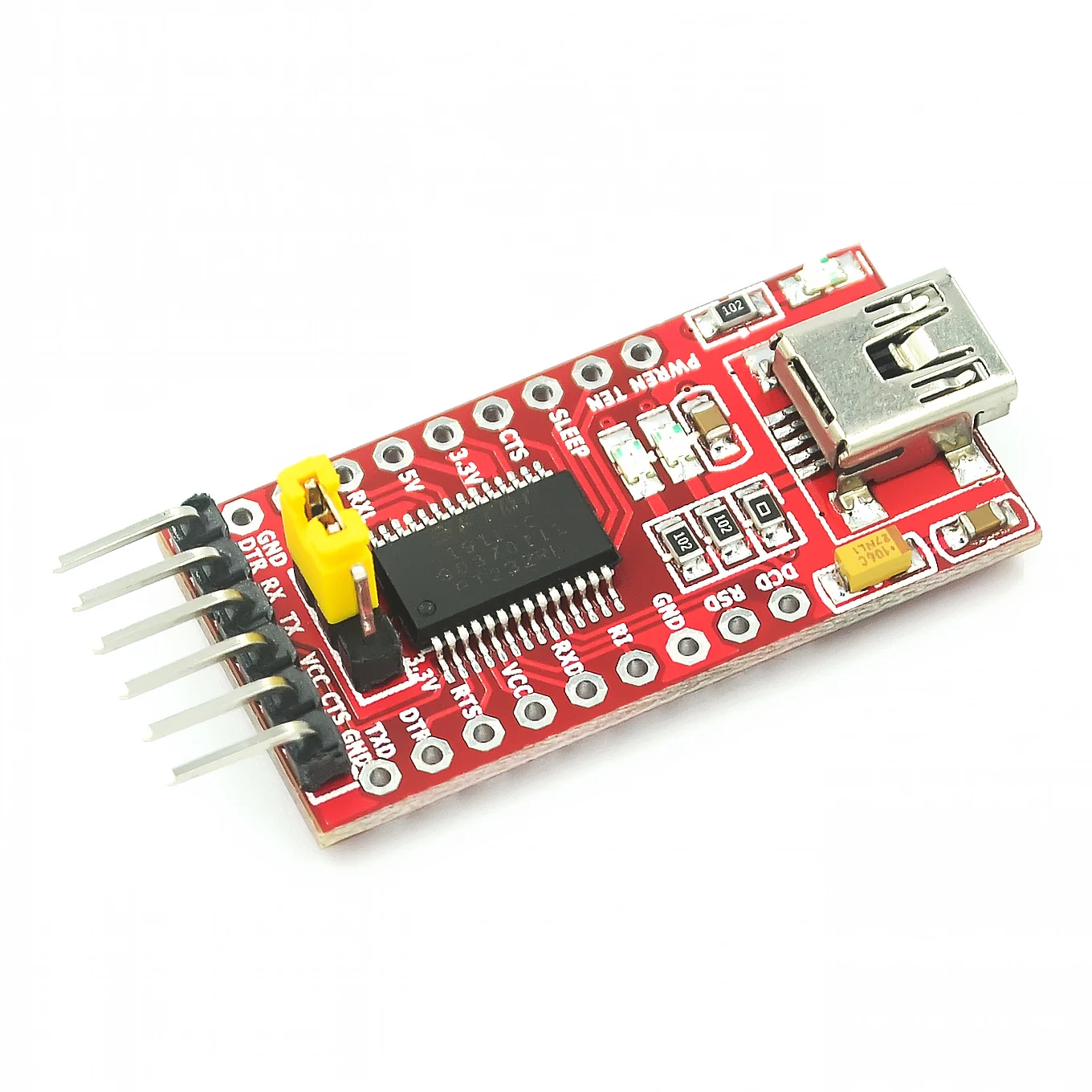 10 шт./лот FT232RL FT232 USB к TTL 5V 3 V кабель для скачивания в модуль последовательного