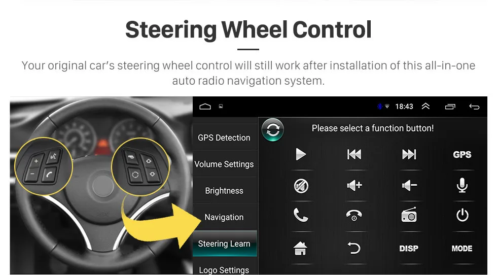 Seicane автомобильный gps-навигатор для 2003-2007 Honda Accord 7 10,1 дюймов Android 8,1 радио плеер Поддержка зеркальная ссылка OBDII DVR