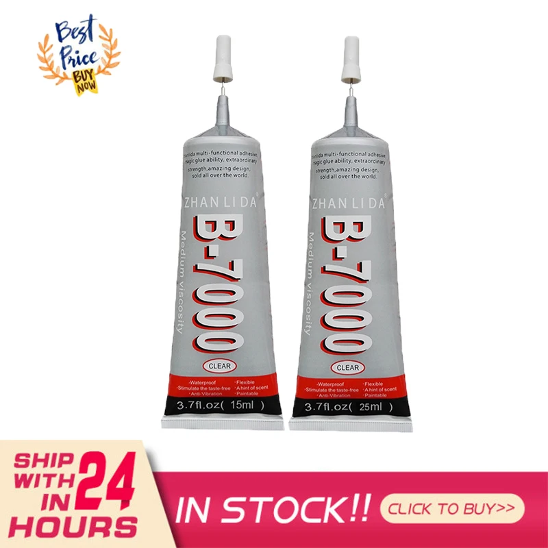 

15ml 25ml Upgrade B-7000 Multi Purpose Glue Adhesive Epoxy Resin Repair Phone LCD Touch Screen Waterproof Super Glue PVC Glue