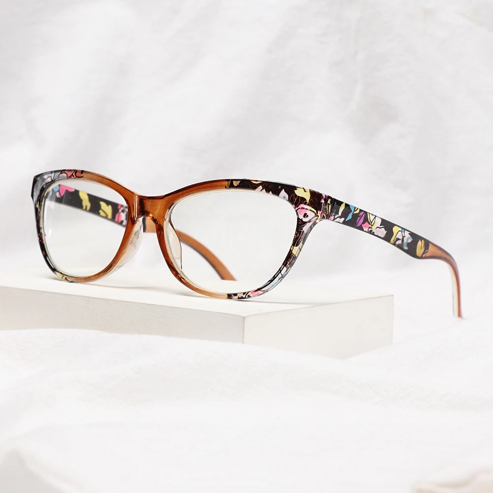 

Ultra Light Cat Eye Resin Reading Glasses Men Women Unisex Eyeglasses Retro Anti-blue Light Presbyopia Eyewear +1.00~+4.0