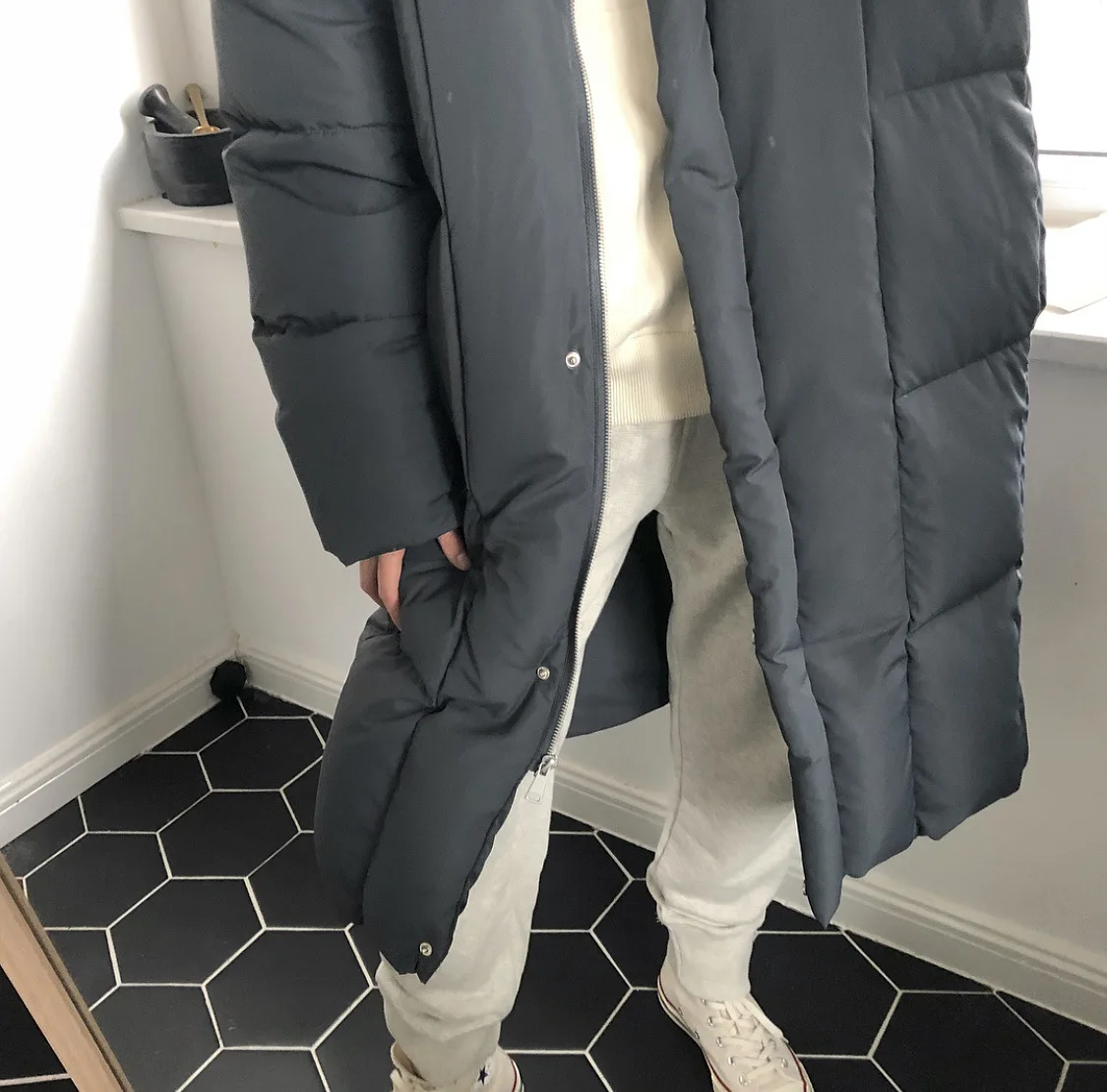 

2019 Winter New Style down Jacket White Duck down Loose Casual Thick down Coat Long Jacket Women's