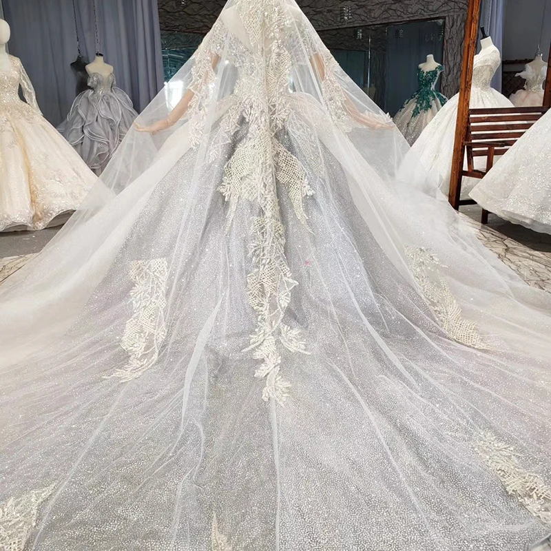 AIJINGYU Dresses Lace Gowns Vintage Mature American Accessories Street Simple Long Train Evening Dress
