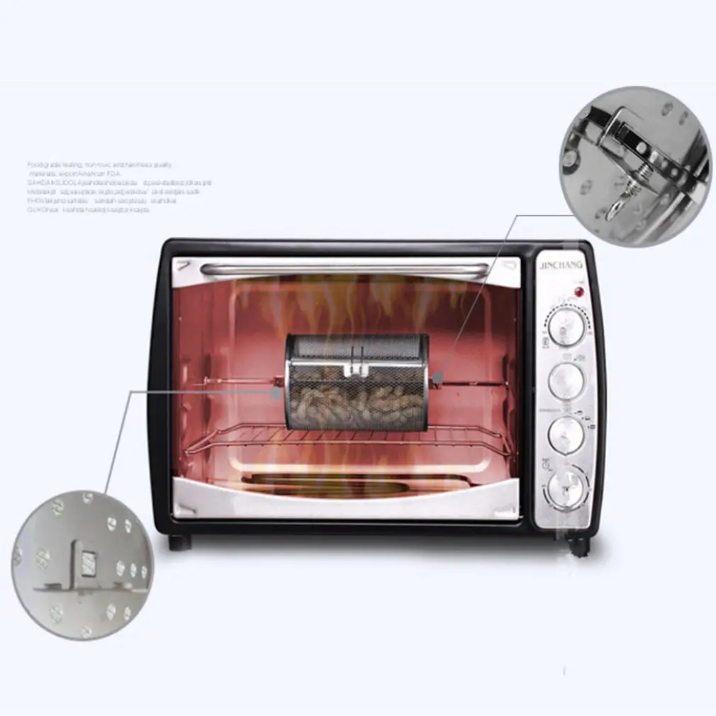 Электрическая духовка универсальная вращающаяся ячейка из нержавеющей стали