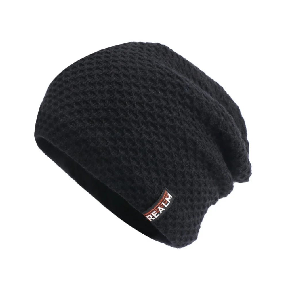 

2021 New Oversized Knitted Hat Women Men Slouchy Beanie Warm Fleece Lined for Outdoor Sports Cycling Ski Cap Baggy Slouch Hats