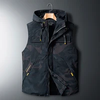 2021 autumn winter sleeveless jacket down vest mens warm thick hooded coats padded waistcoat plus oversized 5xl 6xl 7xl 8xl