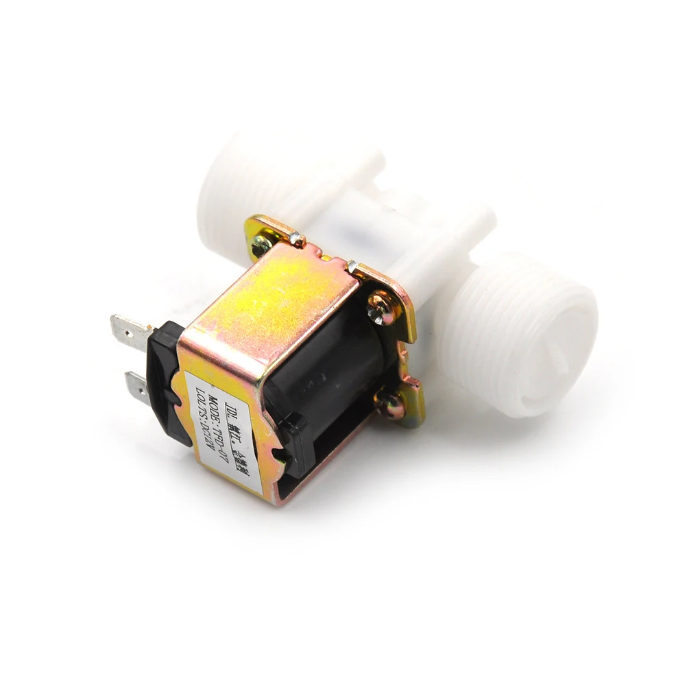 

1PCS High Quality 3/4" DC 12V Plastic Electric Solenoid Valve Magnetic Water Air Normally Closed Hot Sale